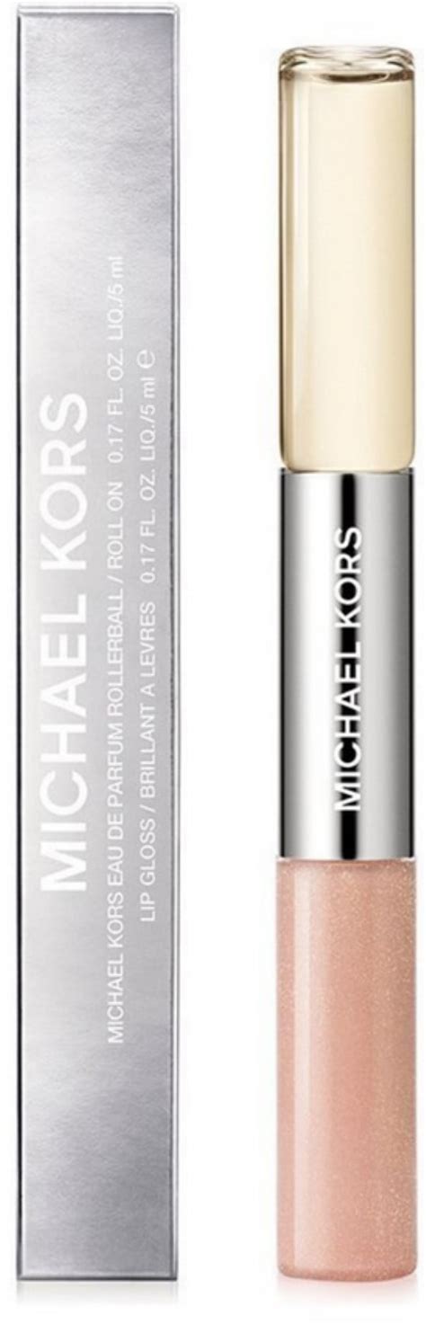 michael kors lip gloss perfume duo|Receive a Complimentary Michael Kors Rollerball .